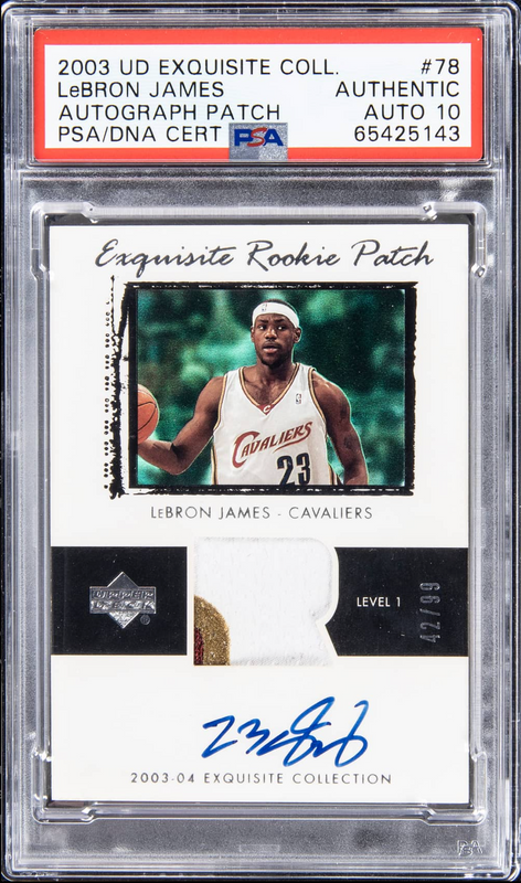 LeBron Exquisite Database | Buy Nice Cards