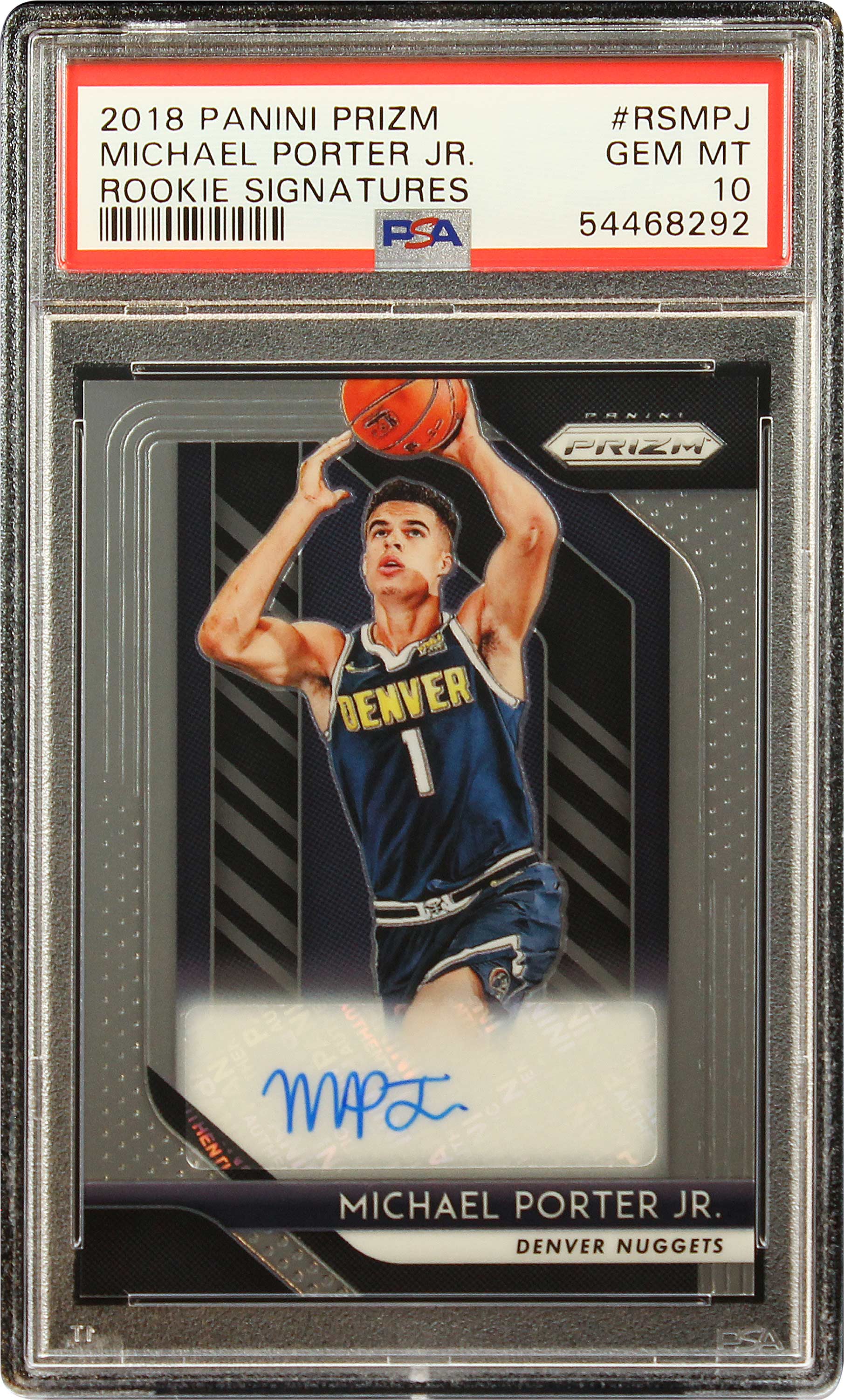 愛用 PSA10 Michael ルーキーサイン Michael Porter 売り切れ必至！ Jr