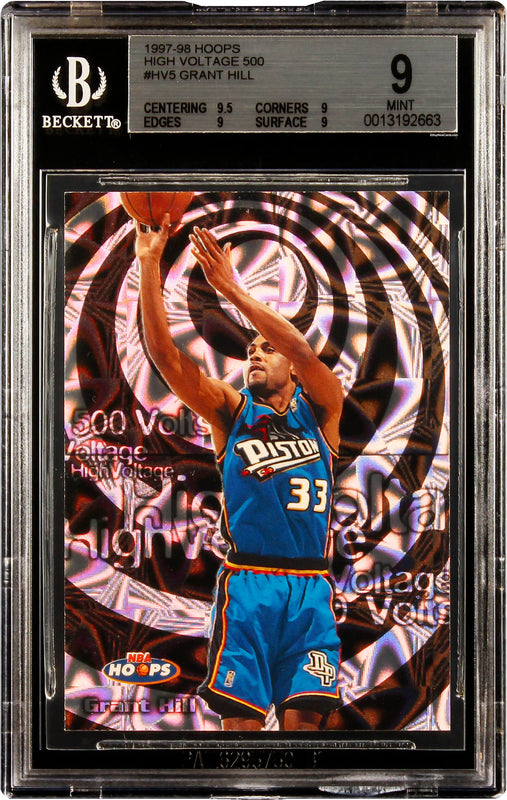 1997-98 Grant Hill Hoops High Voltage SP /500 BGS 9 Pop 2