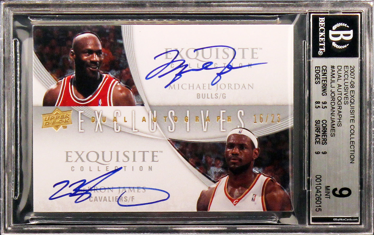 dual exquisite michael jordan lebron james