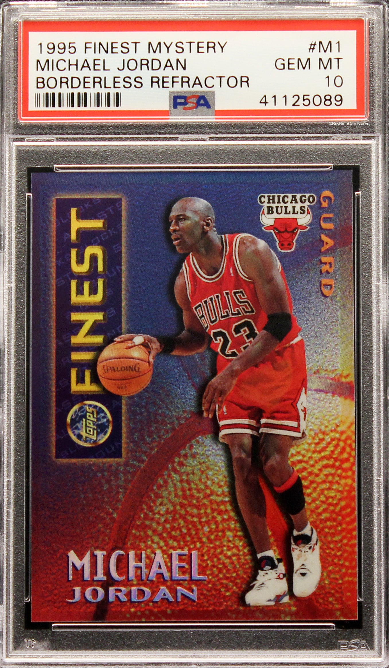 topps finest michael jordan