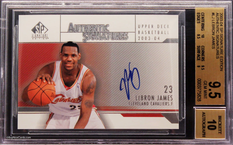 LEBRON JAMES レブロン／UD SIGNATURE 03-04 RC-