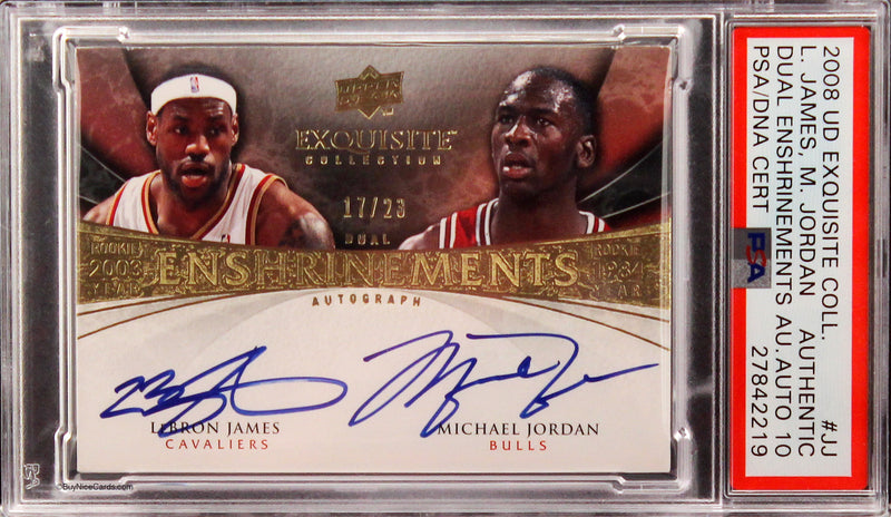 LEBRON JAMES & MICHAEL JORDAN DUAL JERSEY FRAMED BUNDLE