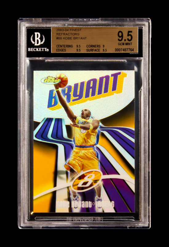 2003-04 Kobe Bryant Topps Finest Refractor #88 SP /250 BGS 9.5 Pop