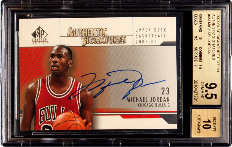 2003-04 Michael Jordan Upper SP Signature Edition Authentic 