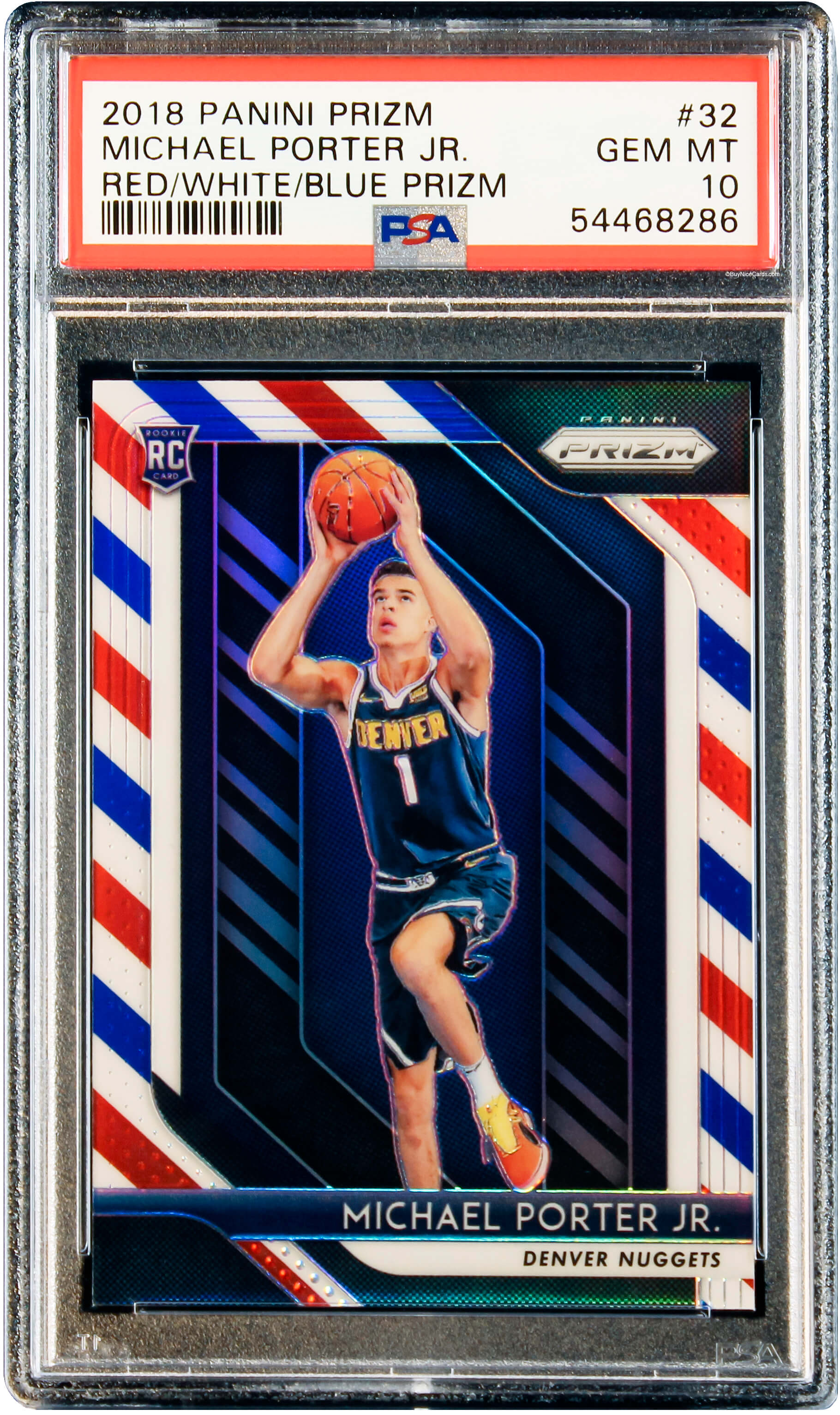 サービスMichael Porter Jr. RC Silver Prizm