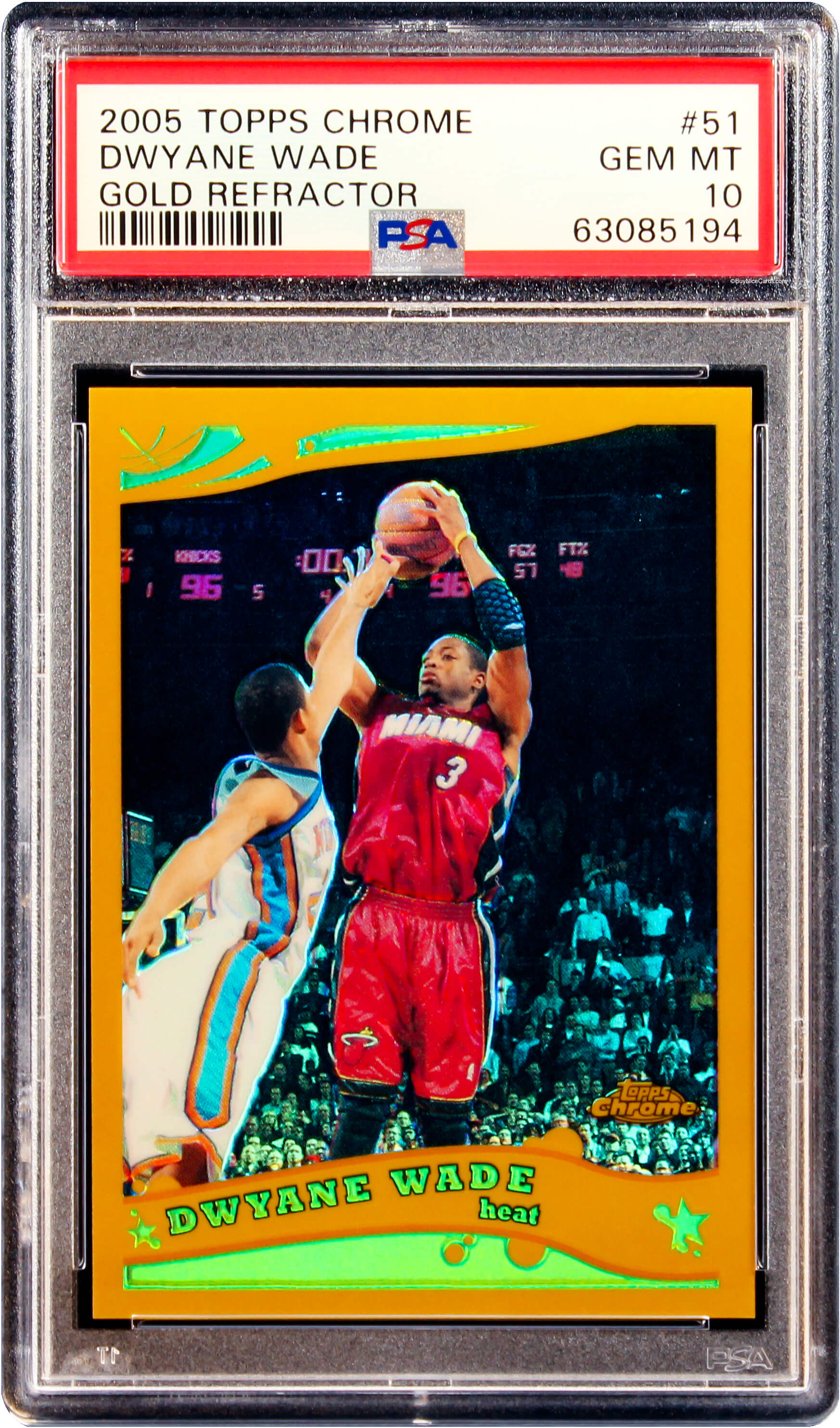 2022年春夏再販！ MVP PSA10 Topps RC PSA Dwyane Mint Wade マイアミ