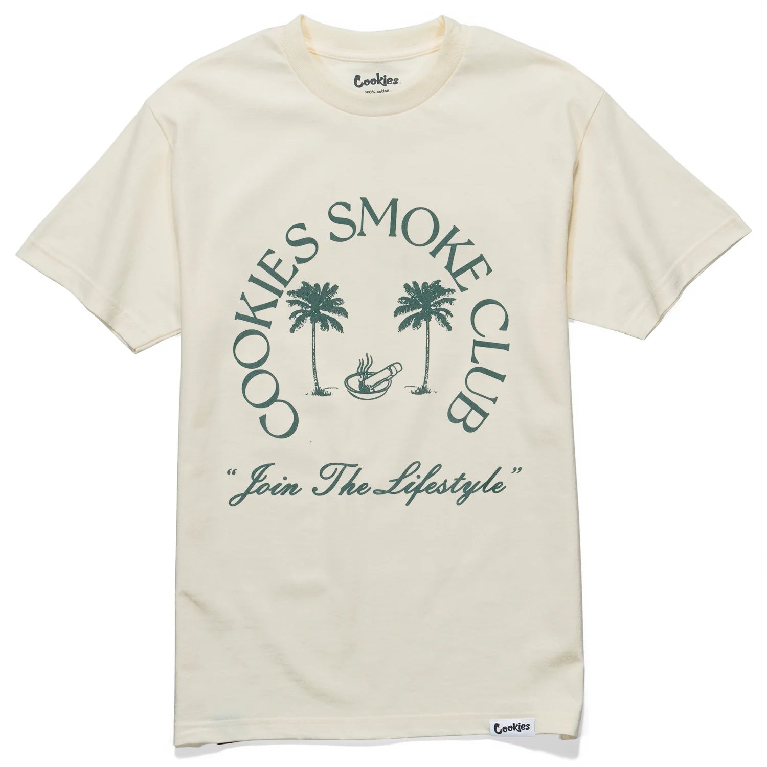 Cookies "Smoke Club" Short Sleeve Tee - Cream