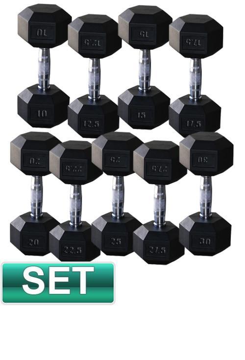 complete dumbbell set