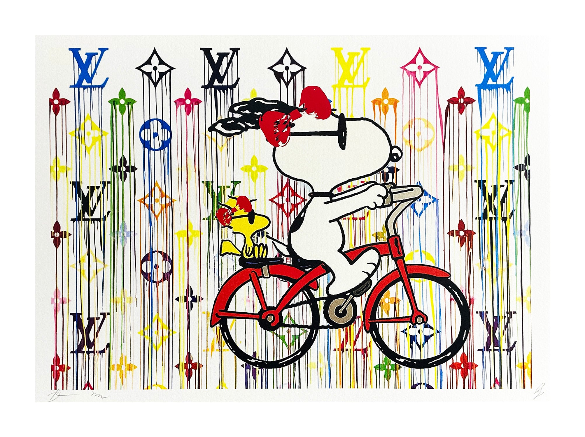 DEATH NYC 'Snoopy x Louis Vuitton' Lithograph Print | Signari Gallery