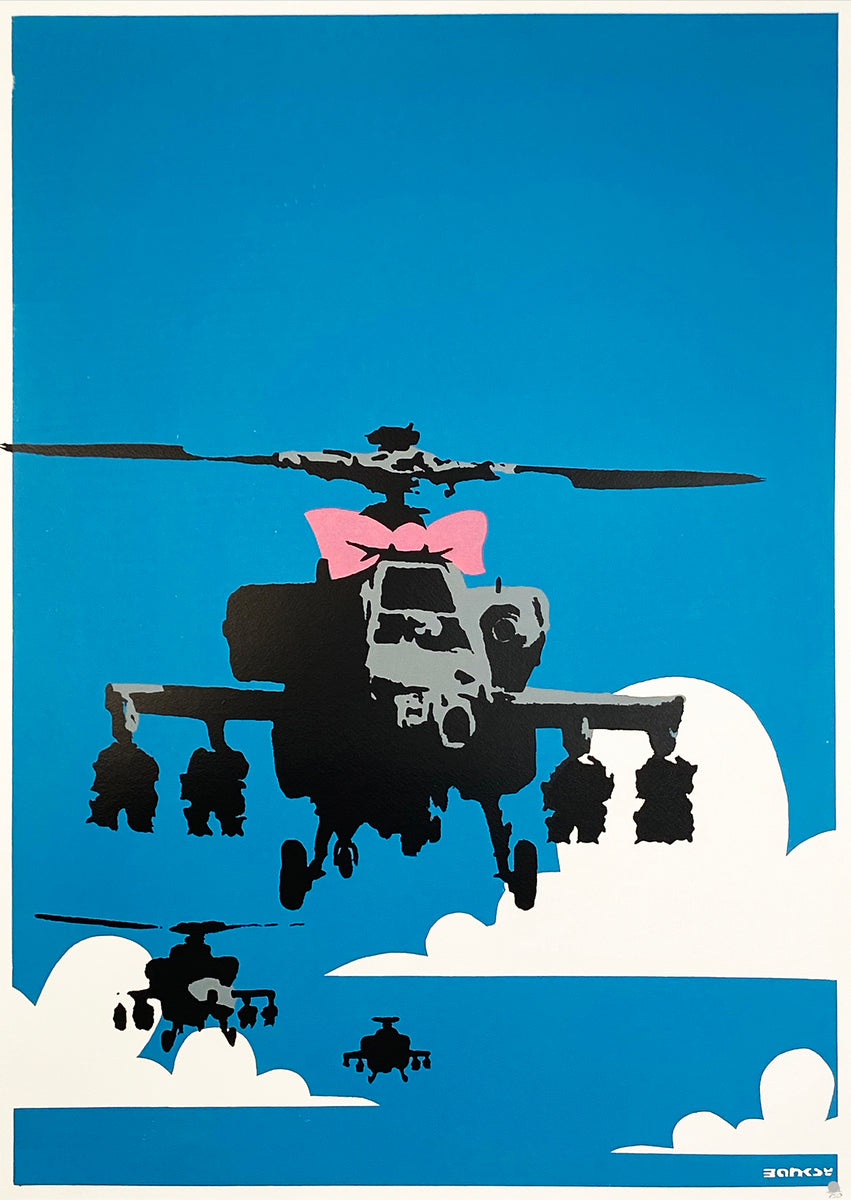 新作入荷!! Banksy Happy Chopper SCREEN PRINTWCPポスター