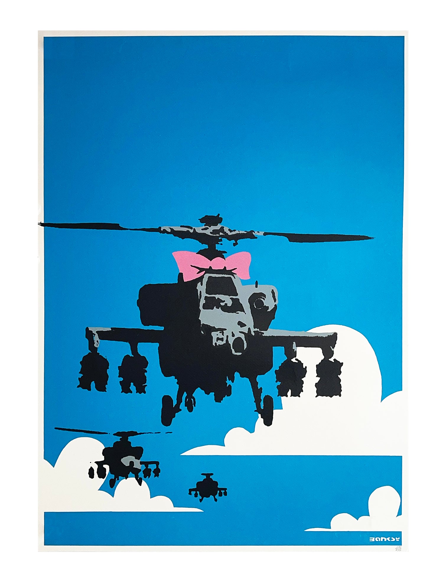 新作入荷!! Banksy Happy Chopper SCREEN PRINTWCPポスター