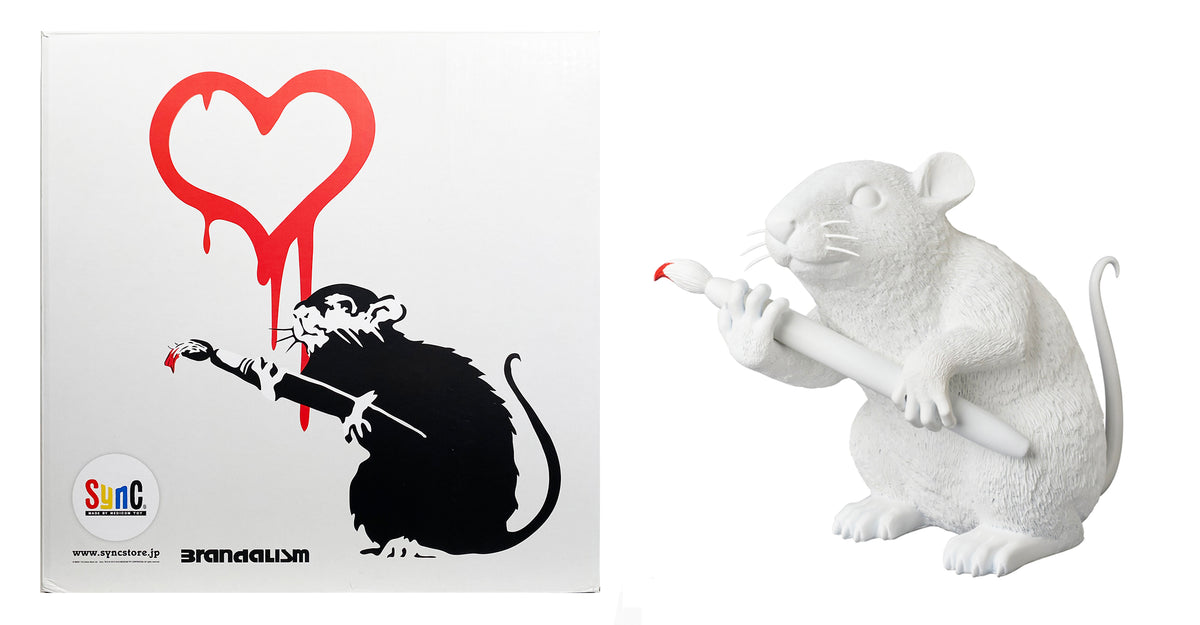 LOVE RAT banksy sync. MEDICOMTOY - 彫刻/オブジェ