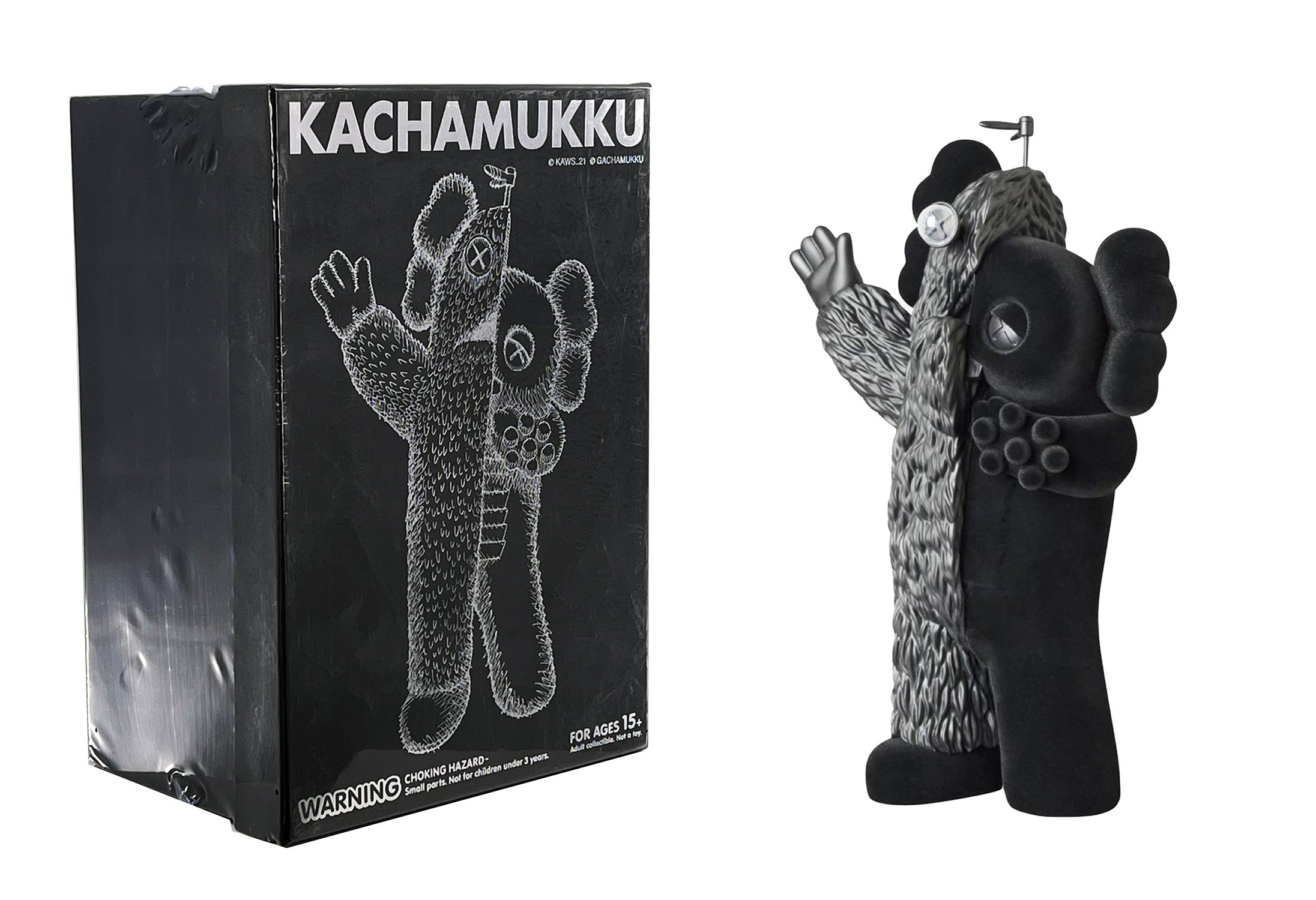 KAWS KACHAMUKKU Original & Black 2体セット-