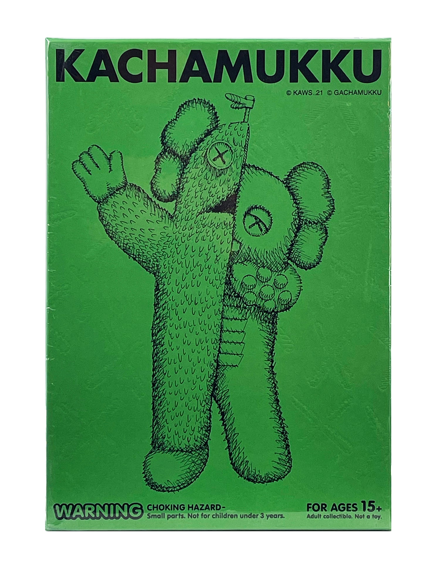 KACHAMUKKU Black colorway KAWS TOKYO FIRST カチャムック カウズ ガチャピン ムック medicom toy  メディコムトイ gachapin mook - フィギュア
