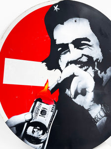 KUNSTRASEN 'Burn Capitalism, Burn' Original Street Sign | Signari
