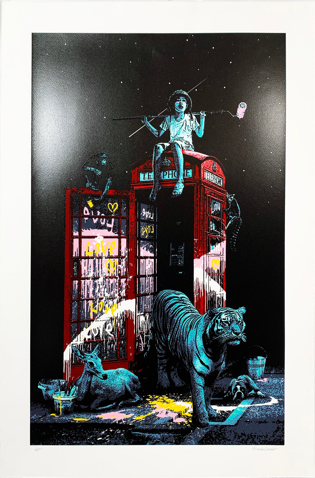 ROAMCOUCH 'London Calling' Screen Print – Signari Gallery