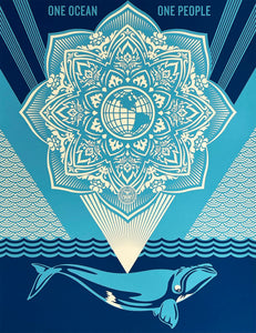 SHEPARD FAIREY 'Protect The Blue Planet' Screen Print (134)
