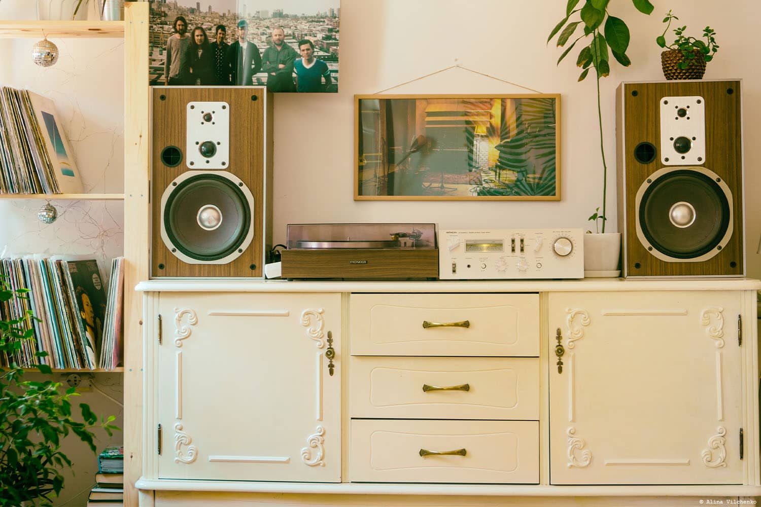 Sideboard im Vintage Shabby Look.