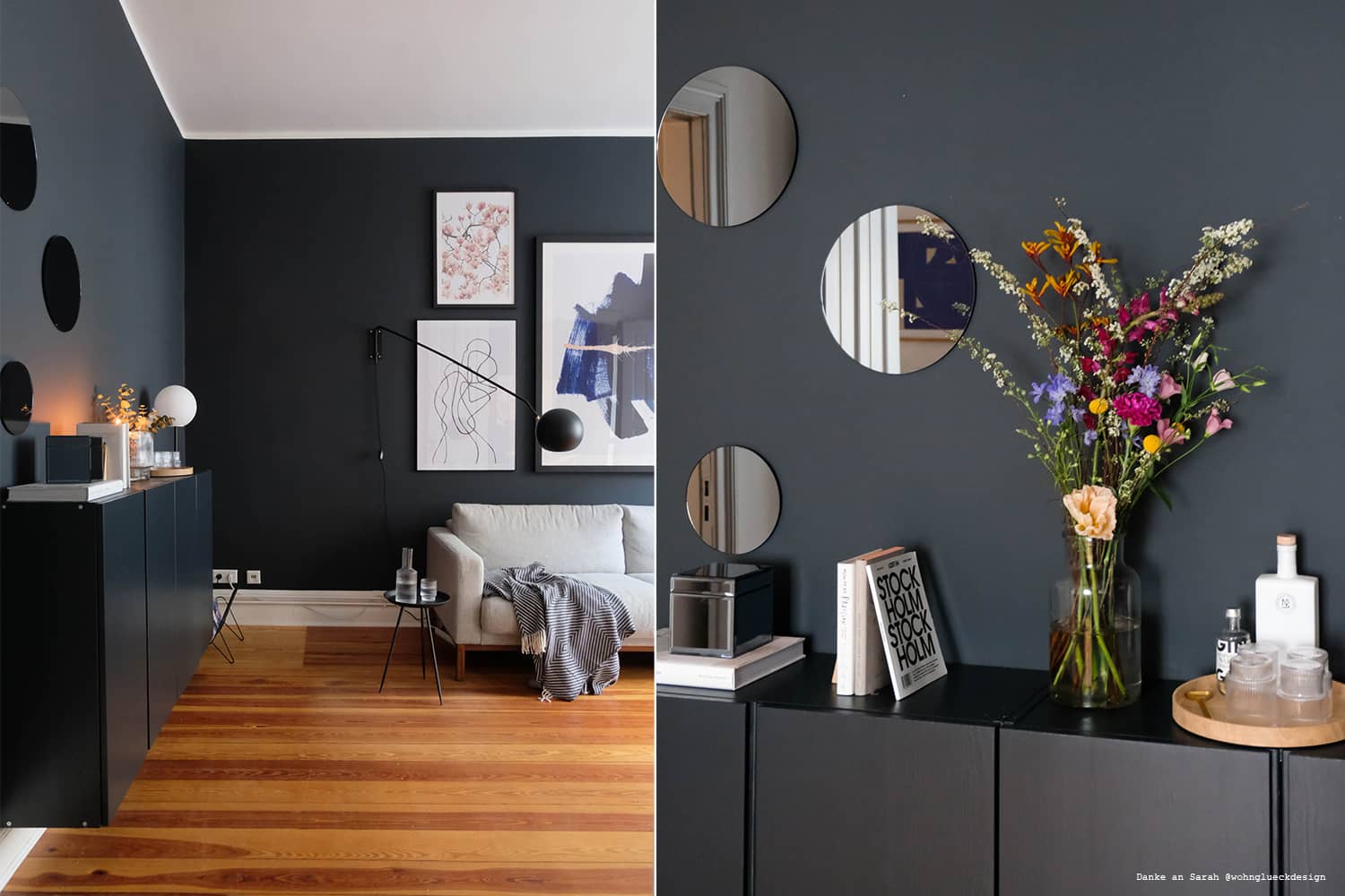 wandgestaltung: 5 ideen für dein wohnzimmer | kolorat