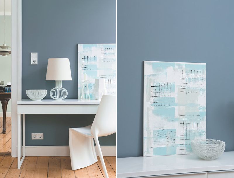 Featured image of post Wandfarbe Wohnzimmer Blau Grau - Ein helles, blasses grau verleiht dem zimmer eine entspannte.