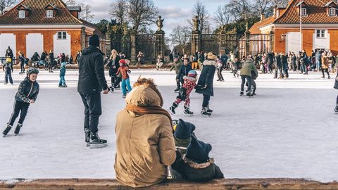 What's On In Copenhagen: December 2019, image of ice rink at frederiksberg runddel.