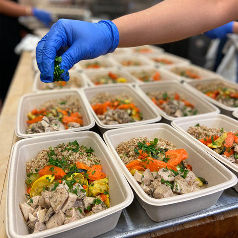 Fuel Them LA: Feeding Our Frontline Healthcare & Rescue Workers, crateful catering kitchen.