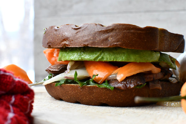 Daily Kneads Spinach and Leek Vegetable Bread Panini Vegan Recipe