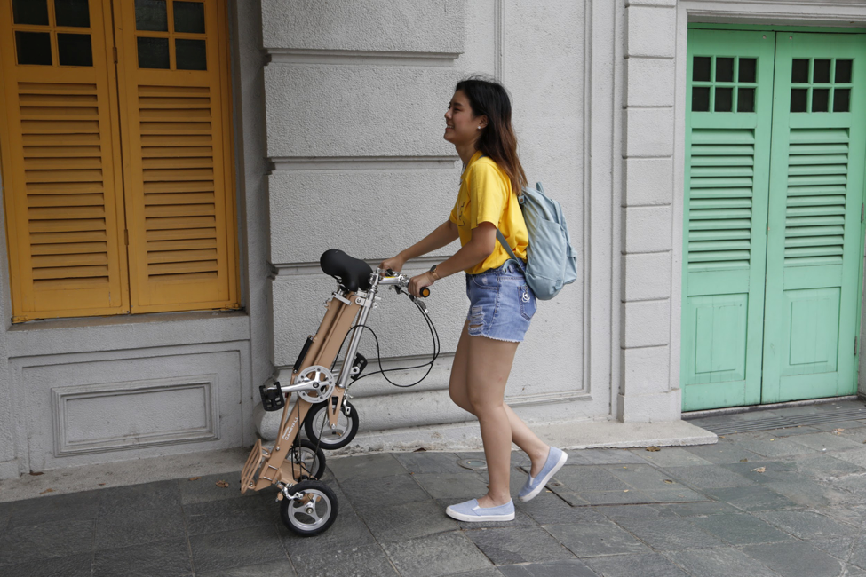 folding tricycle bike