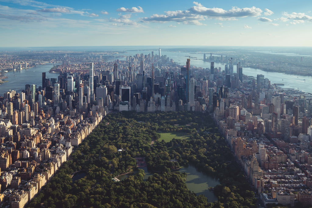 Aerial view of New York's Central Park