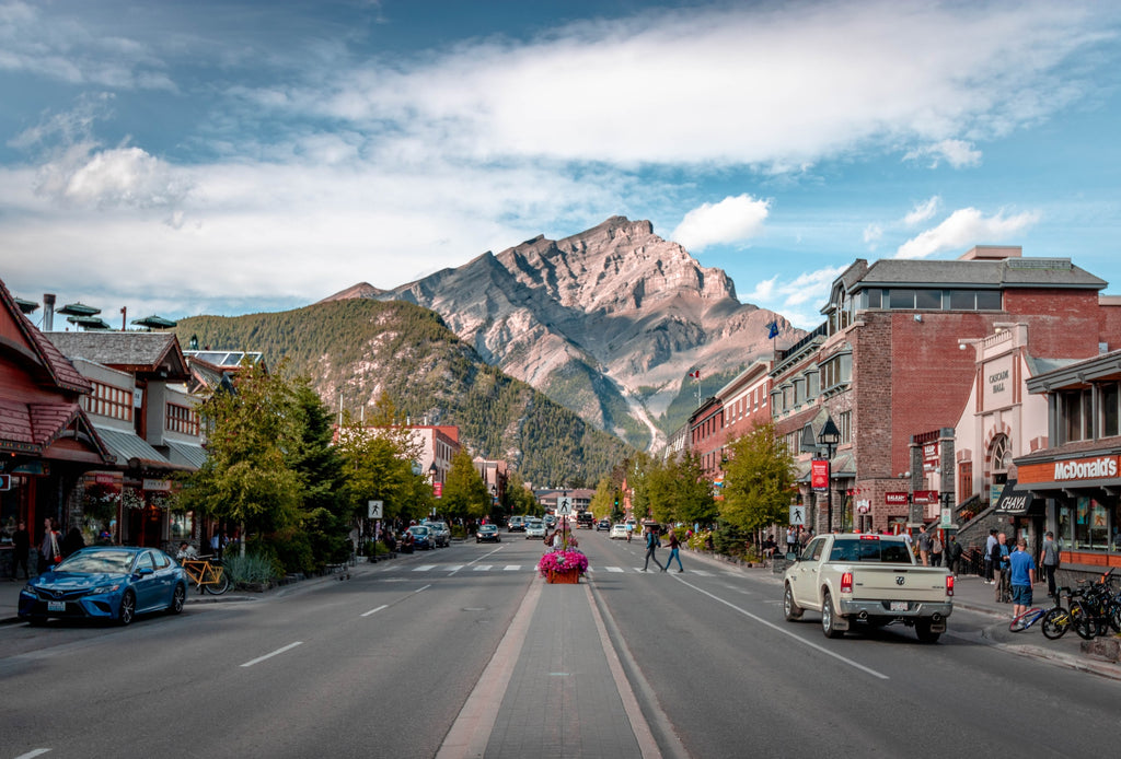 A road in Banff