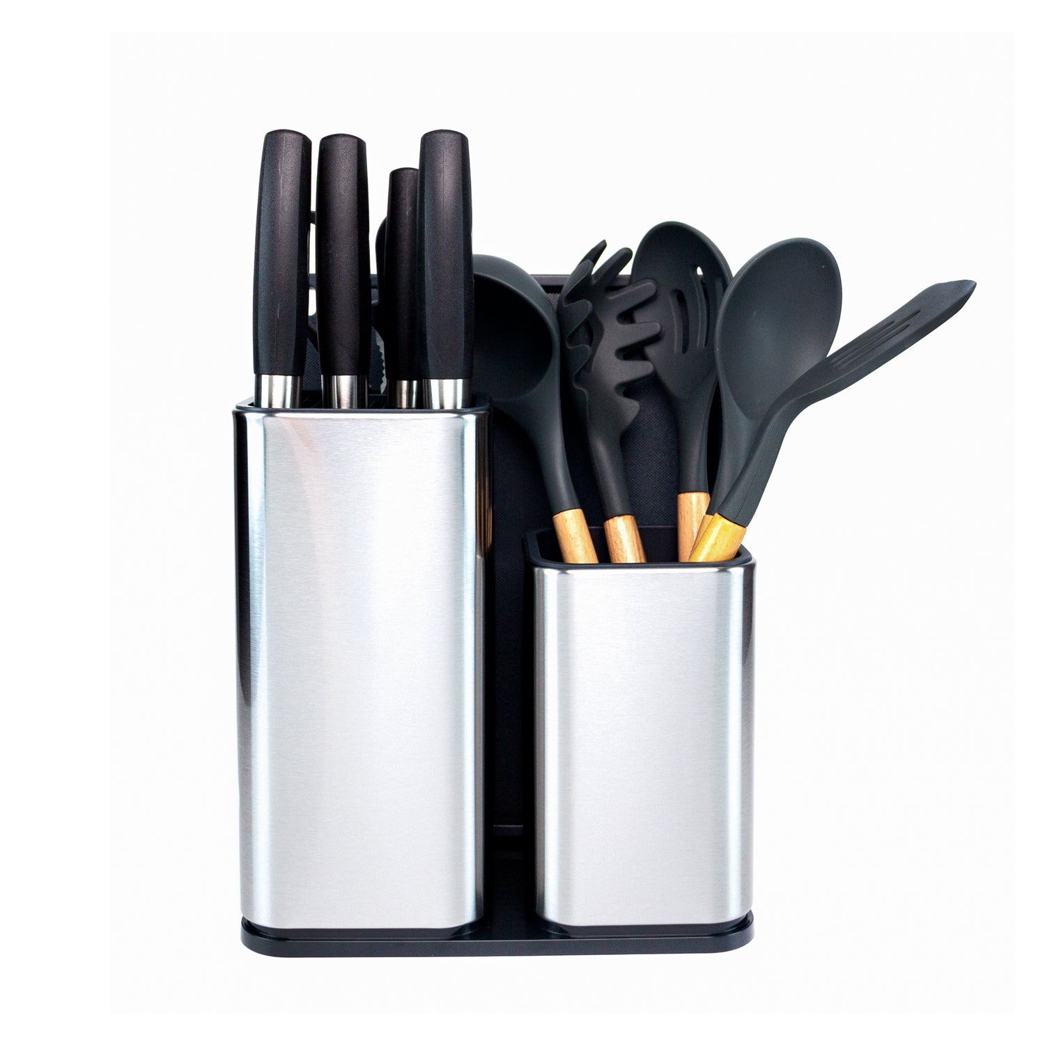 KAUKKO Stainless Steel Knife Holder, Modern Design Knife Block, Univer –  kaukko