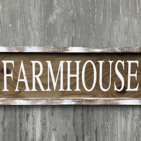 Farmhouse Wood Sign