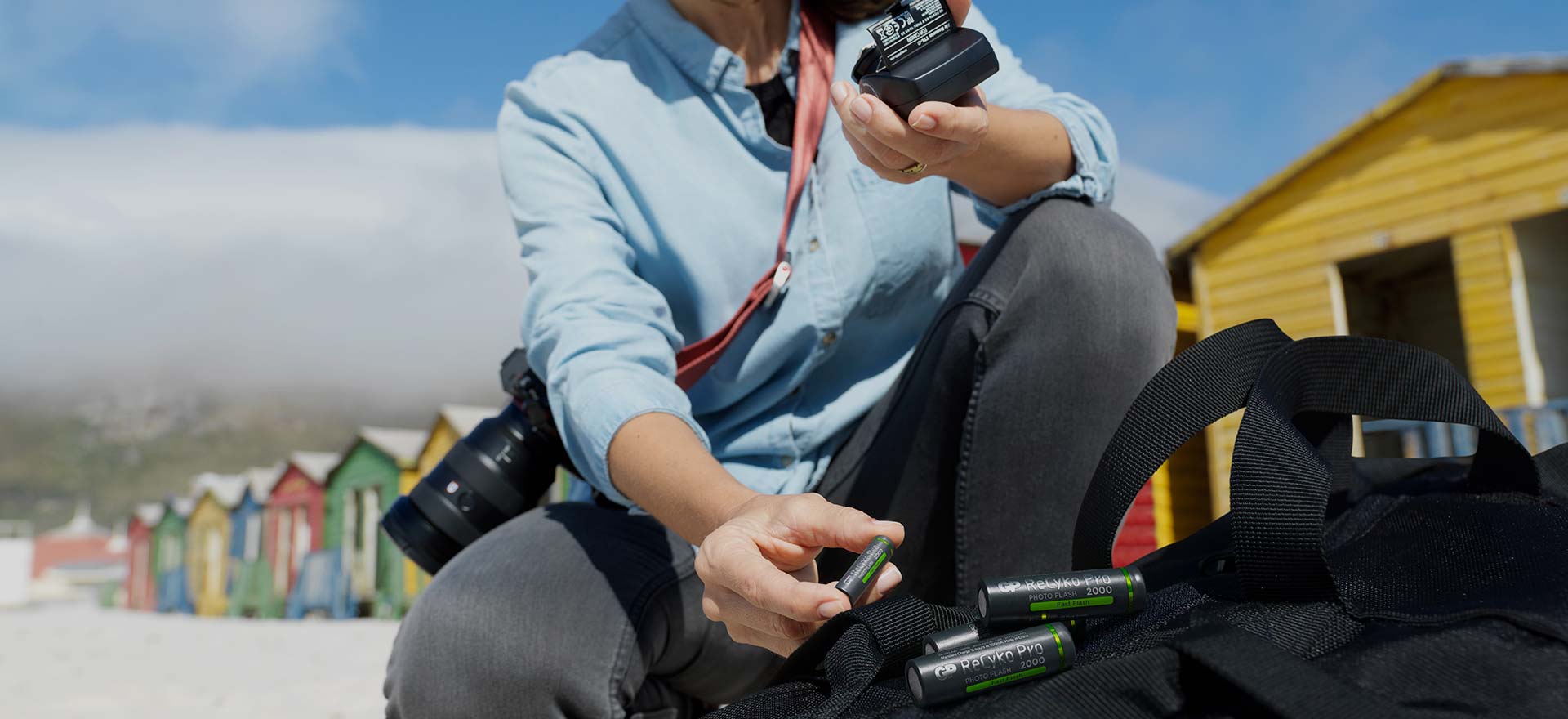 Battery guide for photographers