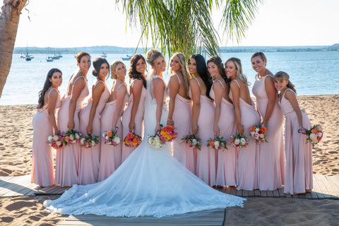 formal beach wedding dresses