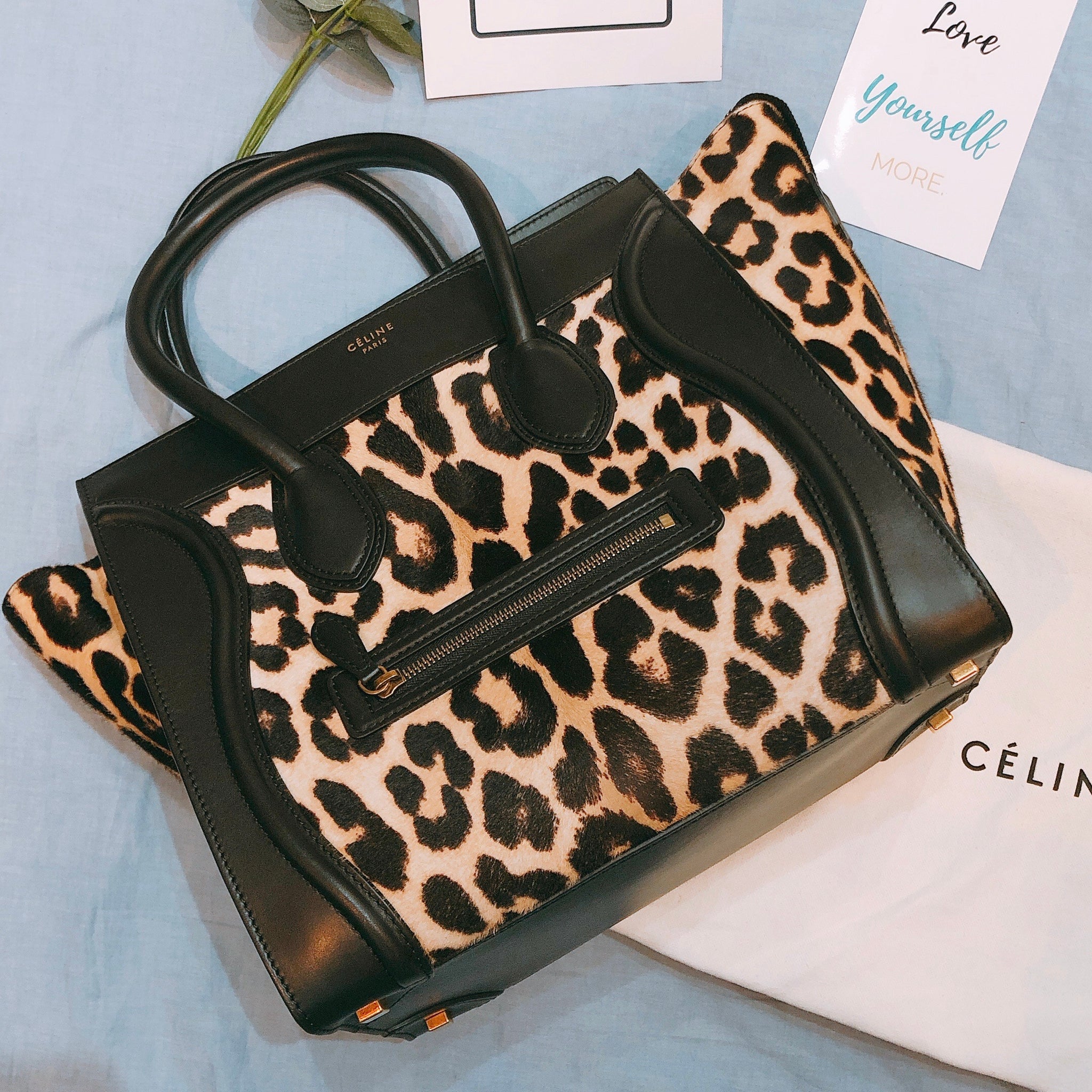 celine leopard bag