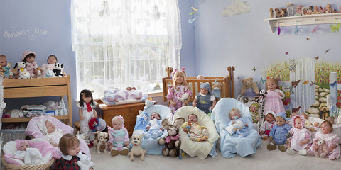 silicone baby doll nursery