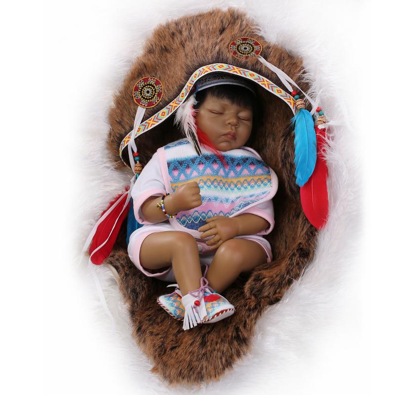 native american barbie with baby