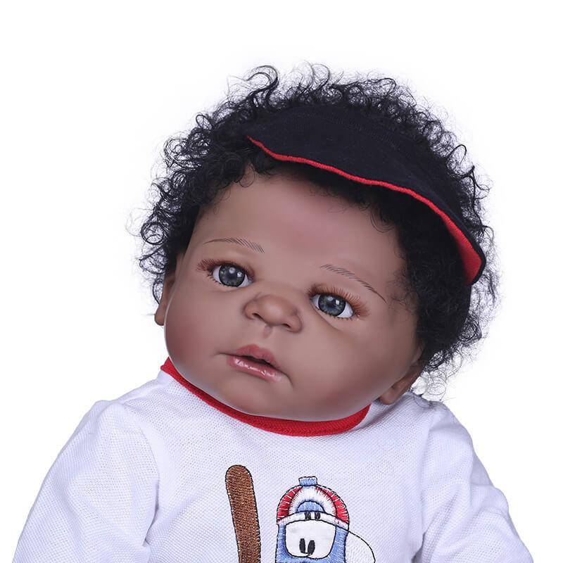 african american boy baby doll