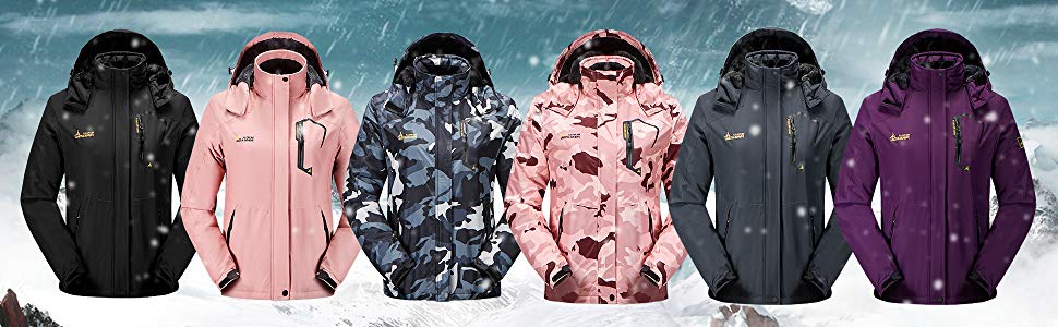 Women‘s Mountain Waterproof Ski Jacket