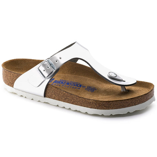 Birkenstock Women's Gizeh Big Buckle Metallic Silver – Orleans Shoe Co.