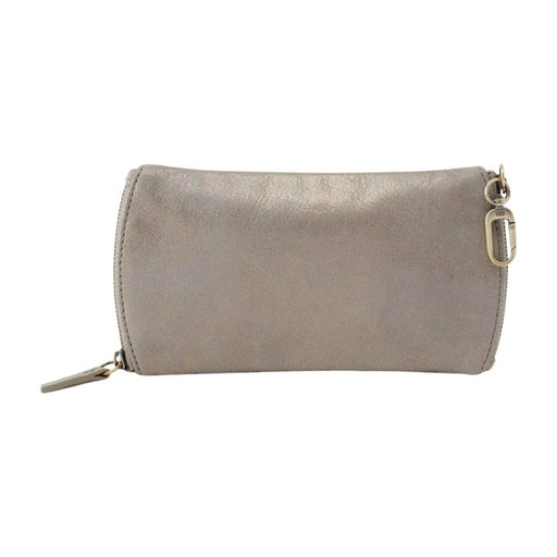 Revolve Go Clip Pouch | Gold | Leather | Hobo