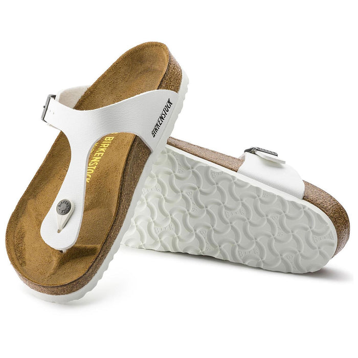 white birkenstocks gizeh