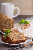 Spiced carrot banana bread