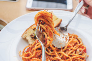 Pasta with tomato sauce