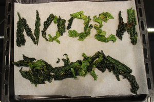 Oven Kale Chips & Nooch