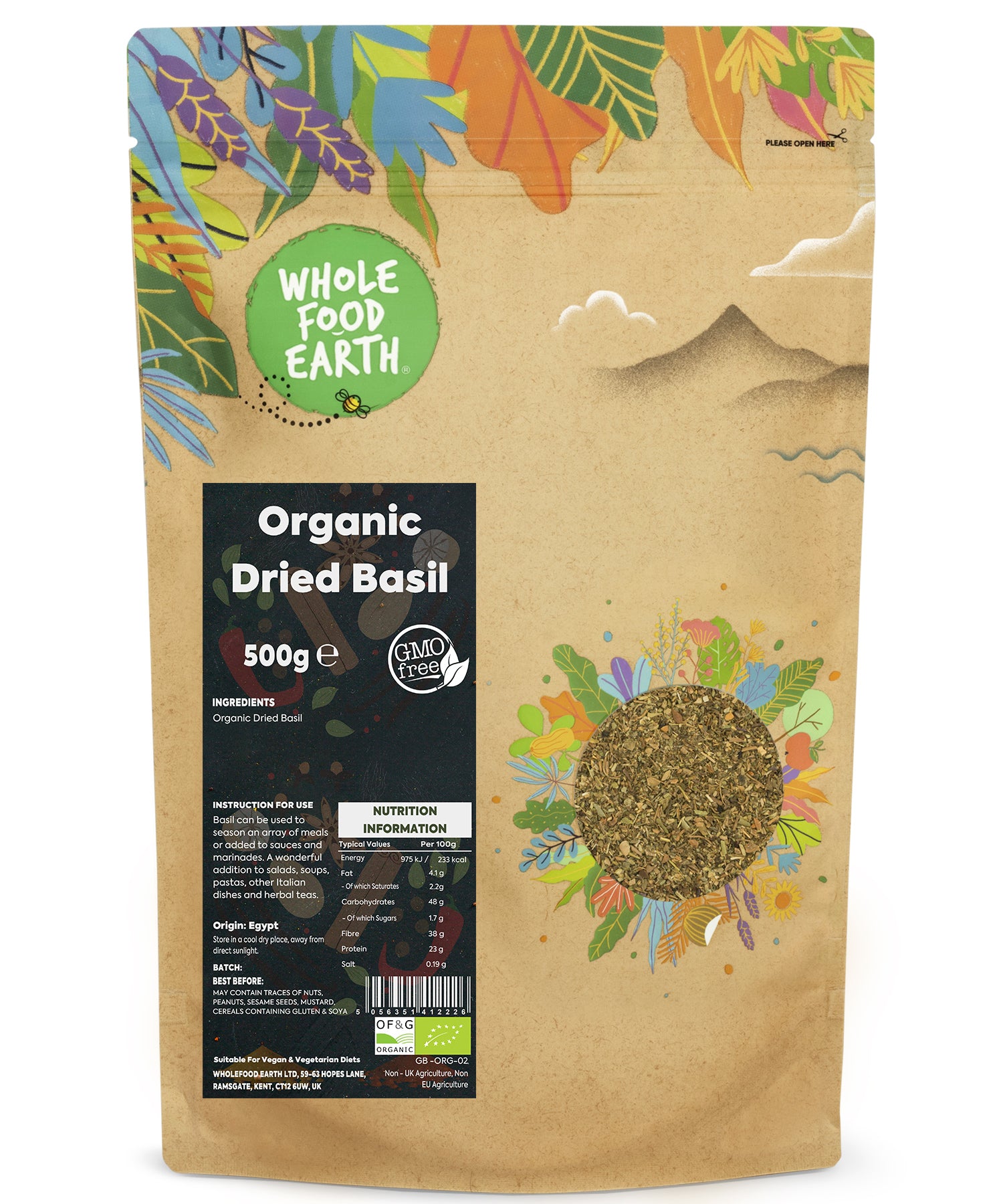 Organic Basil Whole Food Earth