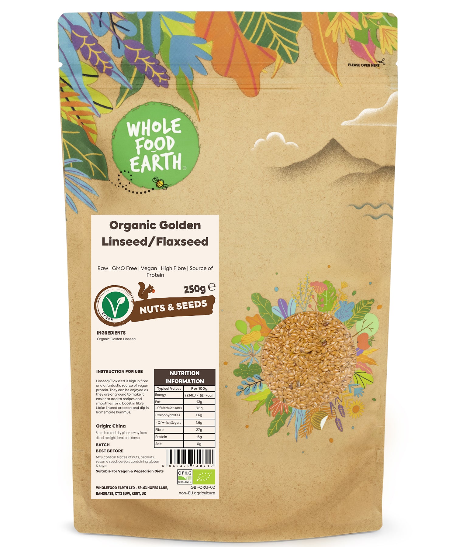 Linseed Seeds  Buy Linseed Online at  [Produce of  Australia] - $4.25 : 2 Brothers foods Online, Wholefoods, Health foods,  Asian foods, and Continental Groceries Online