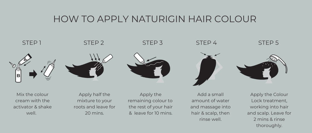 Natural Hair Colour Chart - 20 different shades - NATURIGIN