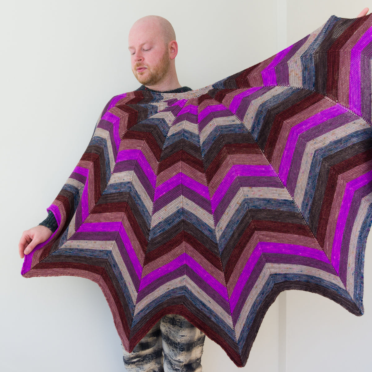 Quilting Triangles Shawl